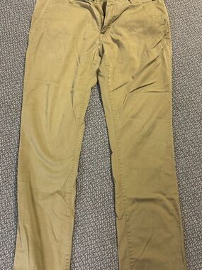 Volcom Frickin Modern Stretch Chino Pants Khaki Tan Size 34 Repreve